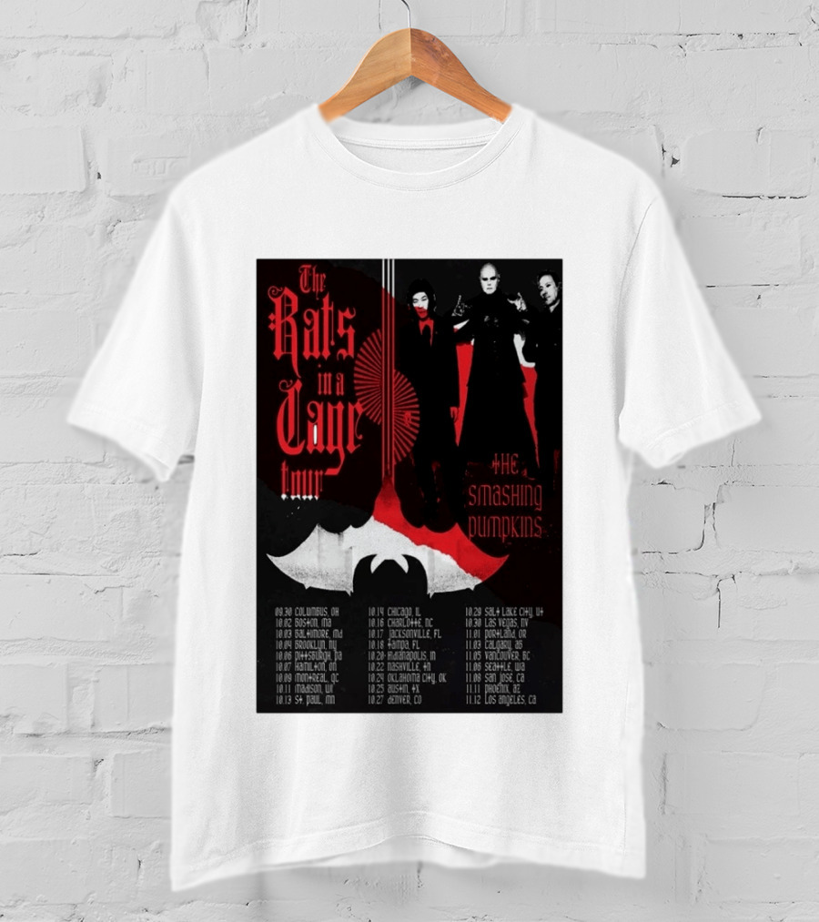 The Smashing Pumpkins Rats In A Cage Tour 2026 T-Shirt