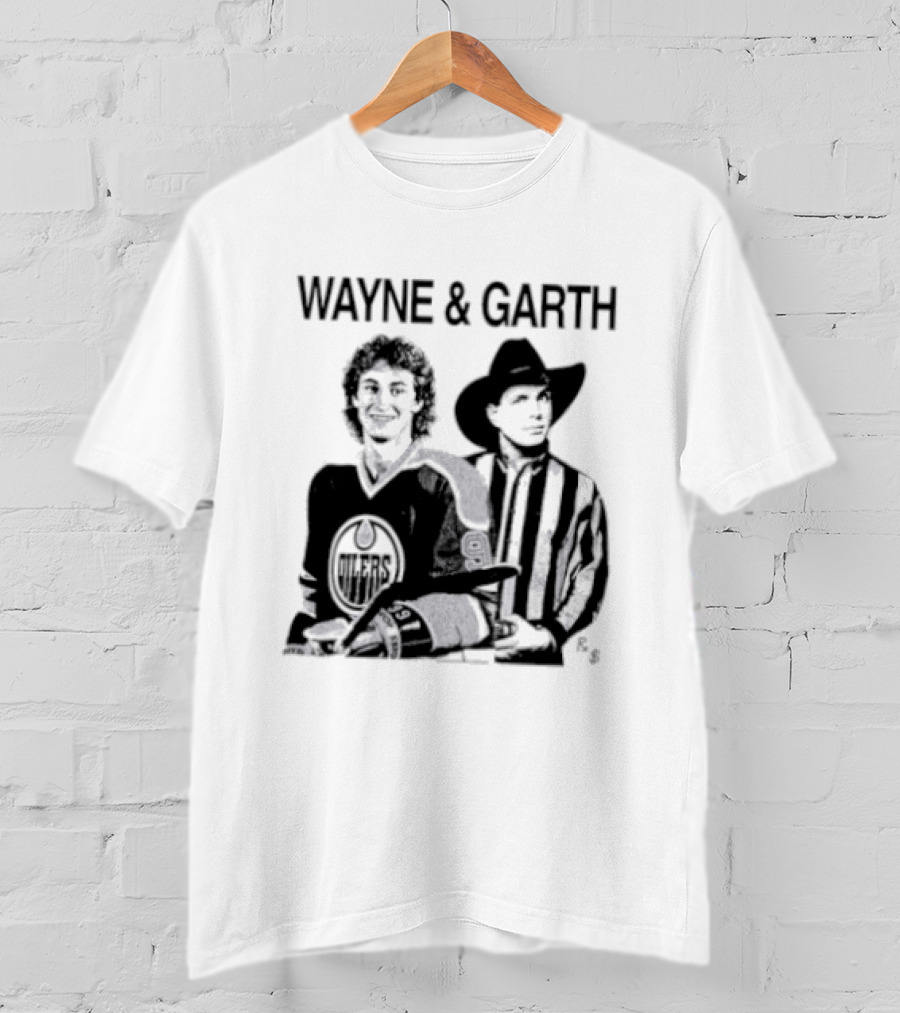 Wayne And Garth Hockey Cowboy Fusion T-Shirt