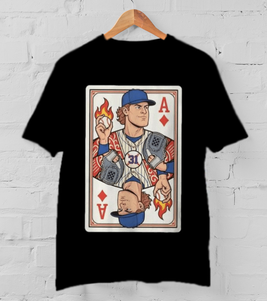 Cam Schlittler Ace Of Diamonds Poker Card Yankees Number 31 T-Shirt