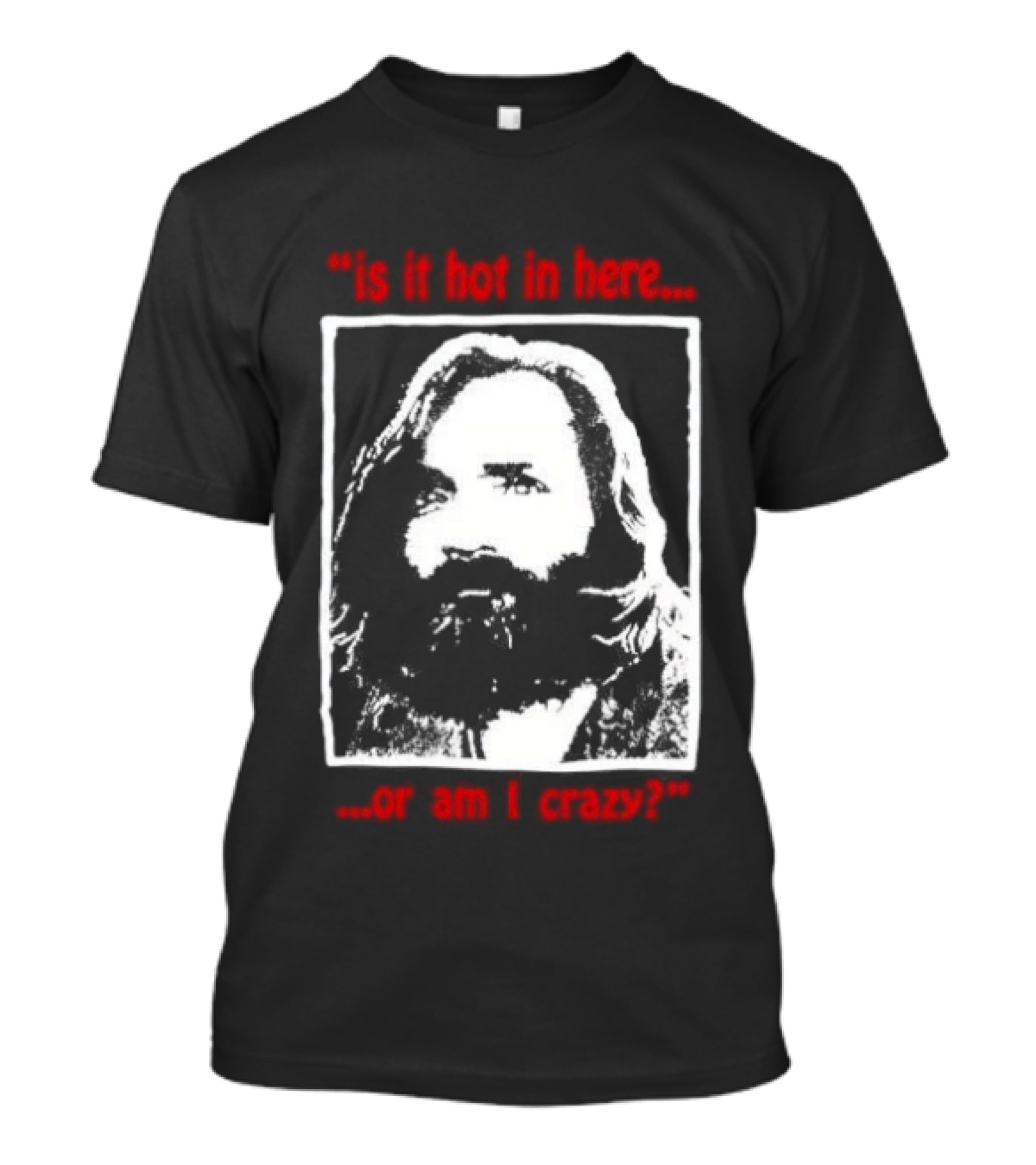 Is It Hot In Here Or Am I Crazy Charles Manson T-Shirt