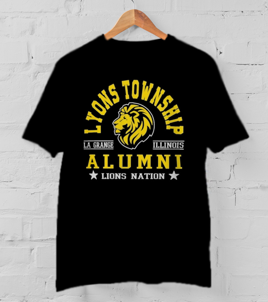 Lyons Township La Grange Illinois Alumni Lions Nation T-Shirt