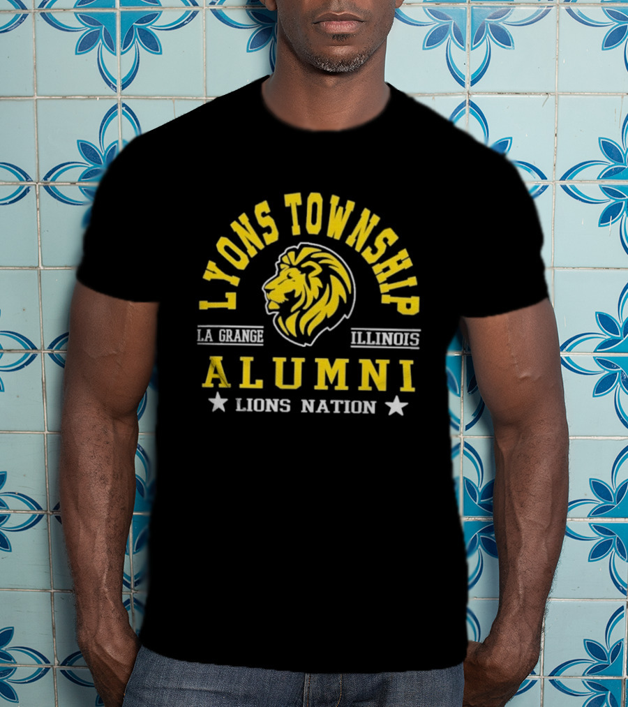 Lyons Township La Grange Illinois Alumni Lions Nation T-Shirt