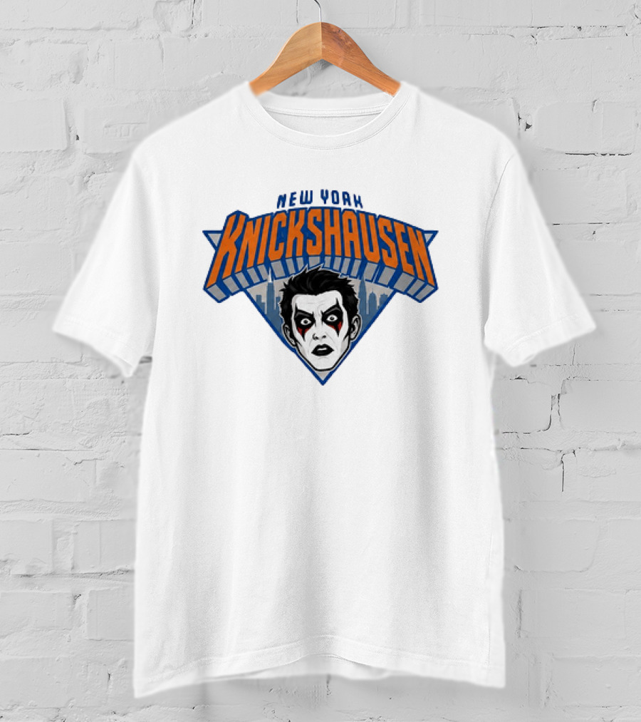 New York Knickshausen Danhausen Face NBA Basketball T-Shirt