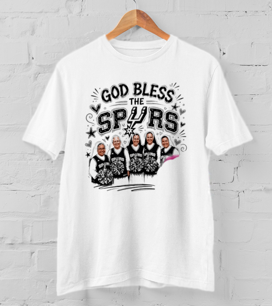 God Bless The Salesian Sisters Spurs Supporters T-Shirt