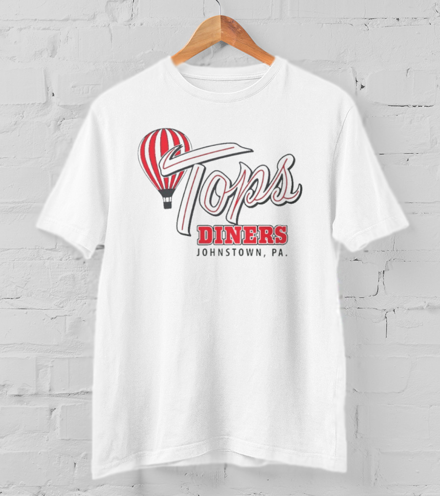Tops Diners Hot Air Balloon Johnstown PA T-Shirt