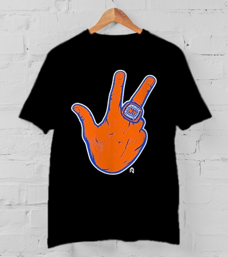 World Champion NY Ring Finger Gesture T-Shirt
