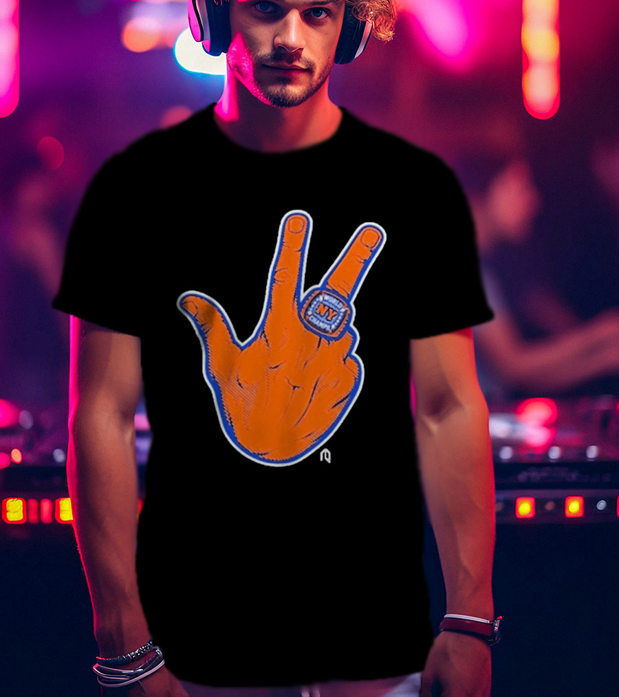 World Champion NY Ring Finger Gesture T-Shirt