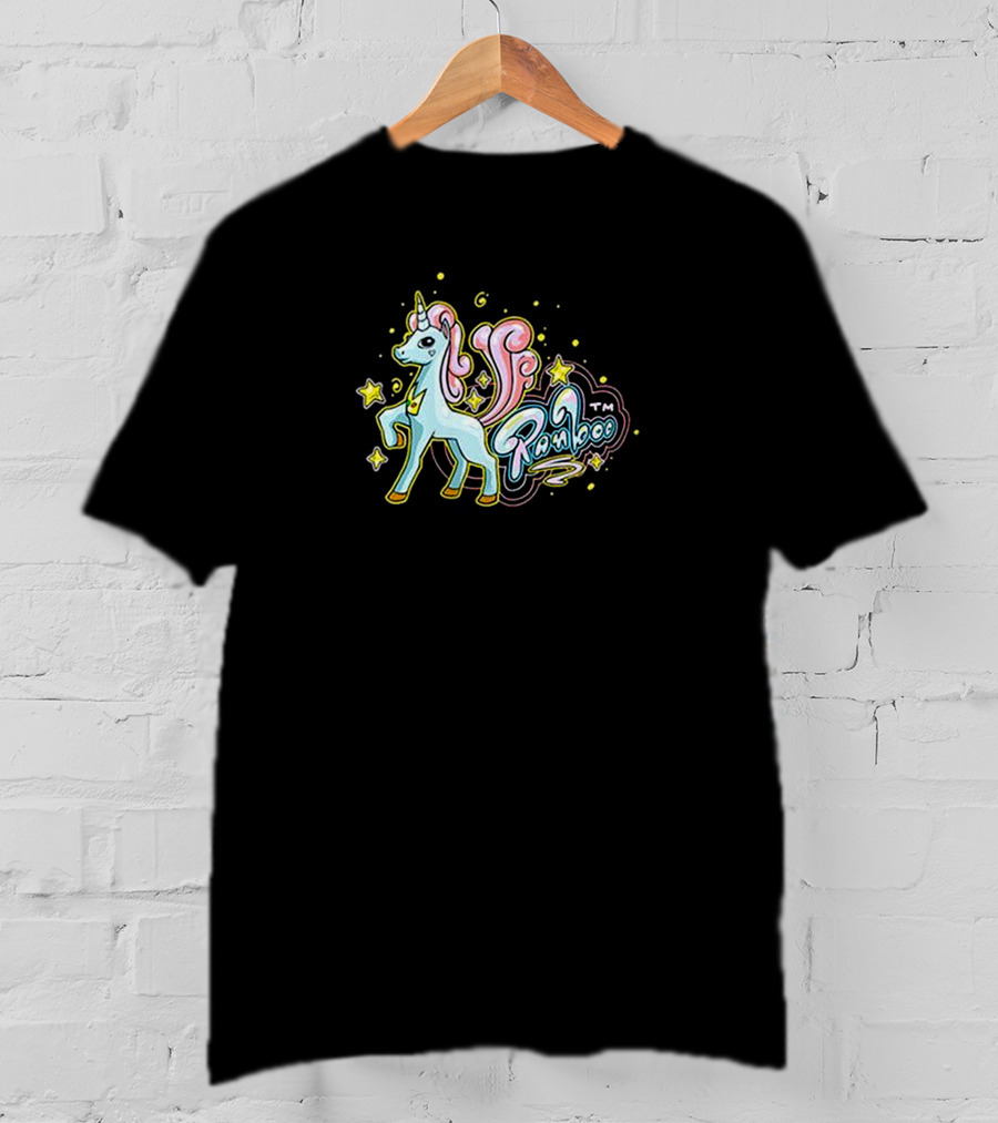 Ranboofashion Unicorn With Stars And Pastel Colors T-Shirt