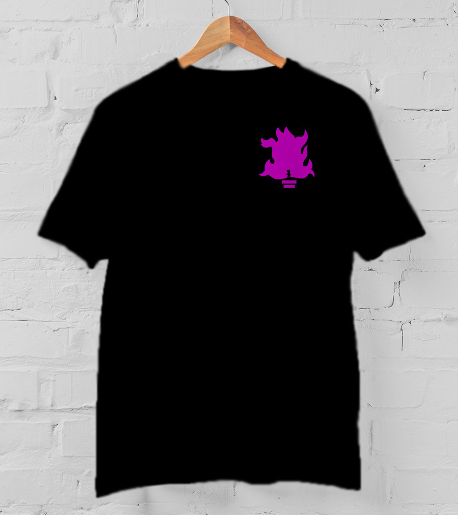 Lil Grian Purple Torch Flame Pixel T-Shirt