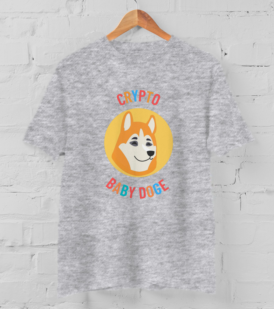 Crypto Baby Doge Iconic Circle T-Shirt