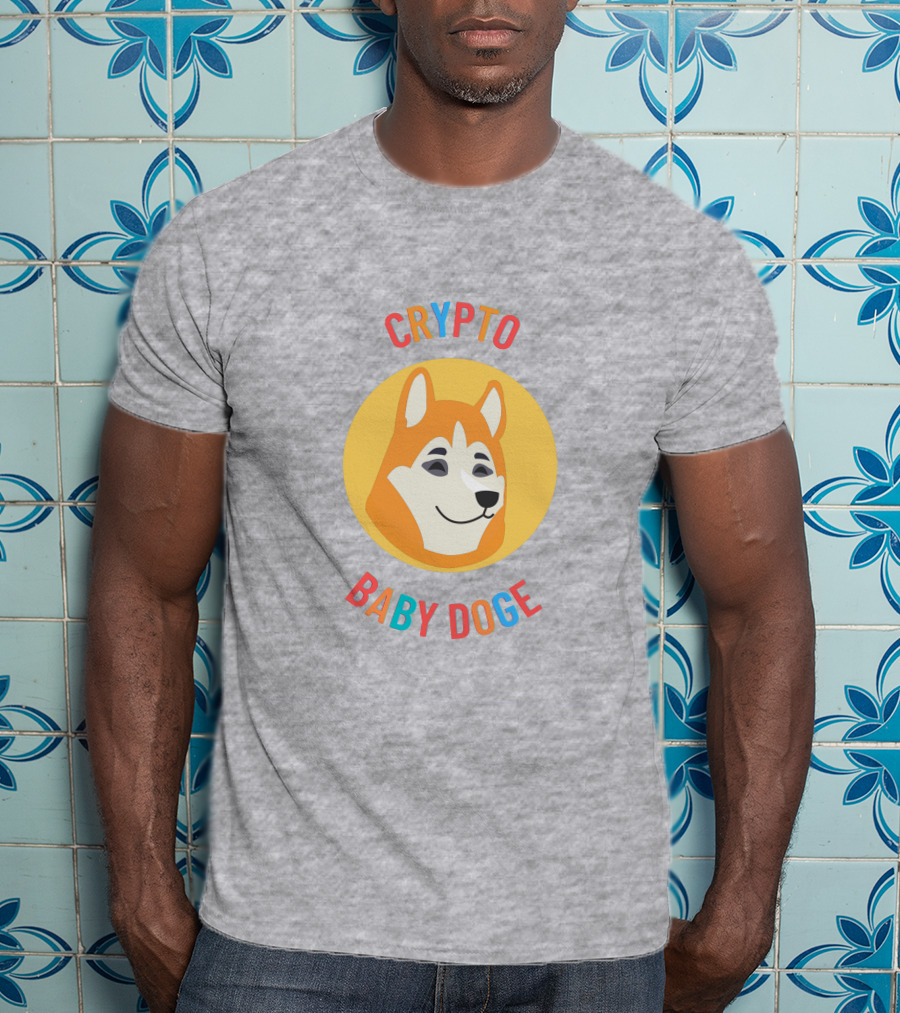 Crypto Baby Doge Iconic Circle T-Shirt
