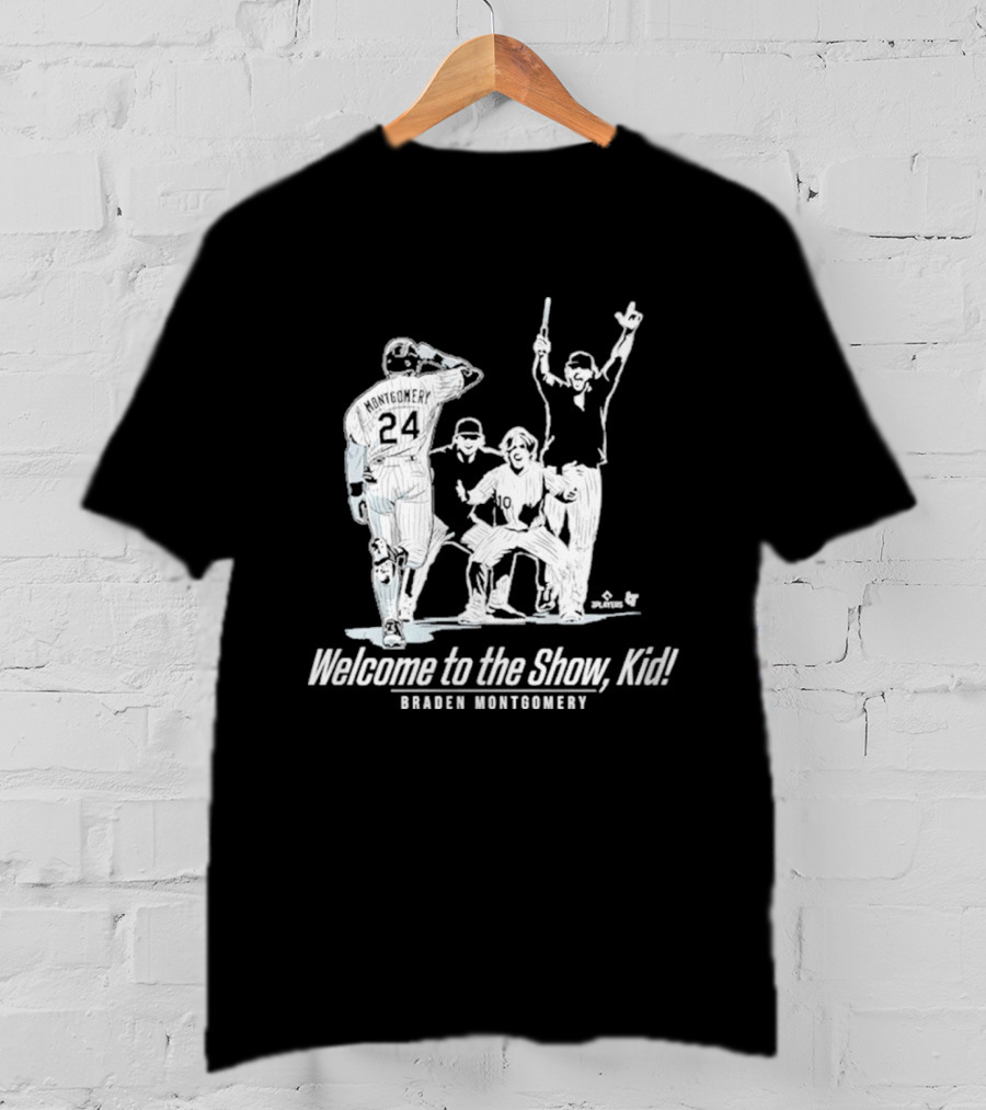 Braden Montgomery Welcome To The Show Kid Baseball 24 T-Shirt