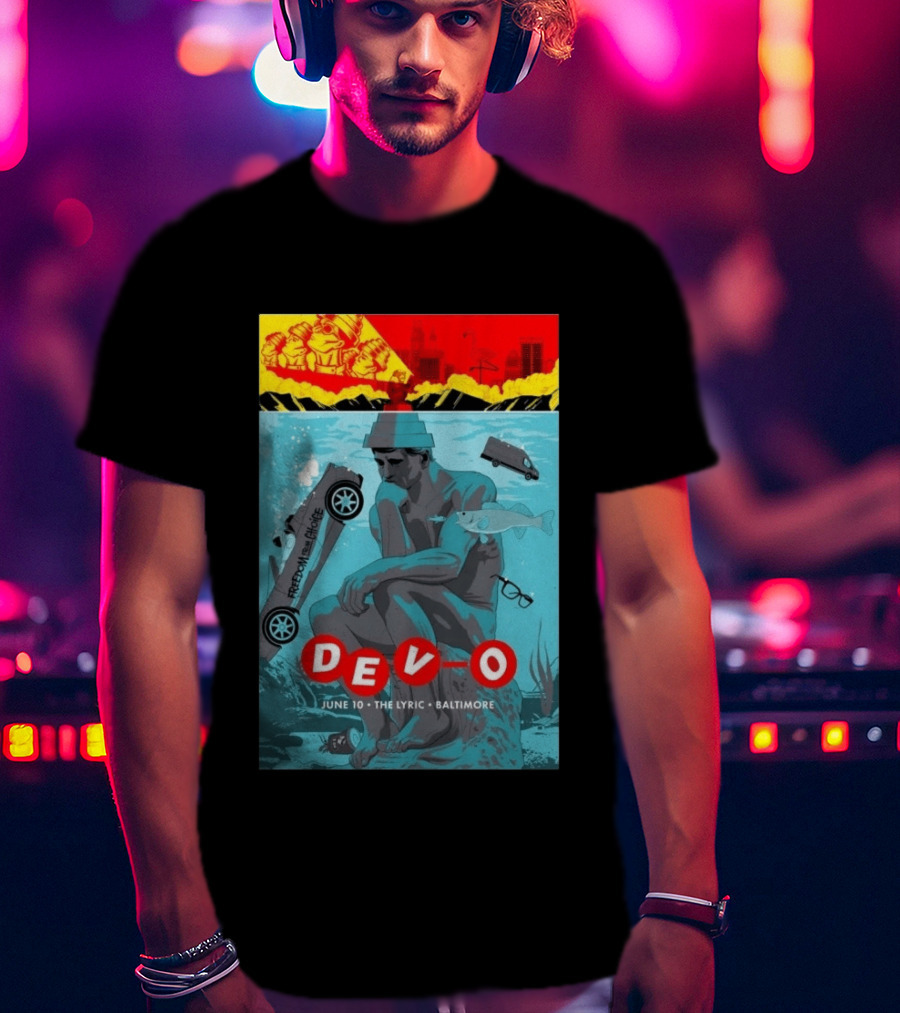 Devo June 10 2026 The Lyric Baltimore Freedom Of Choice T-Shirt