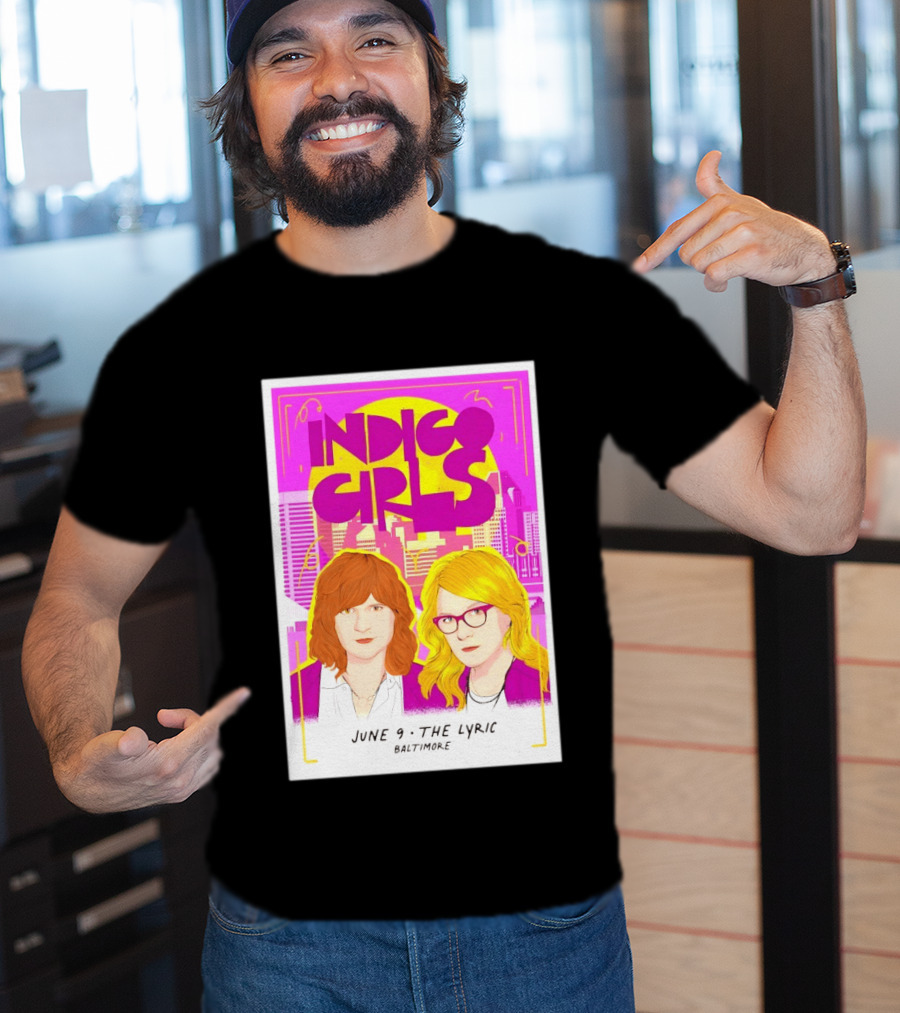 Indigo Girls June 9 The Lyric Baltimore Concert T-Shirt