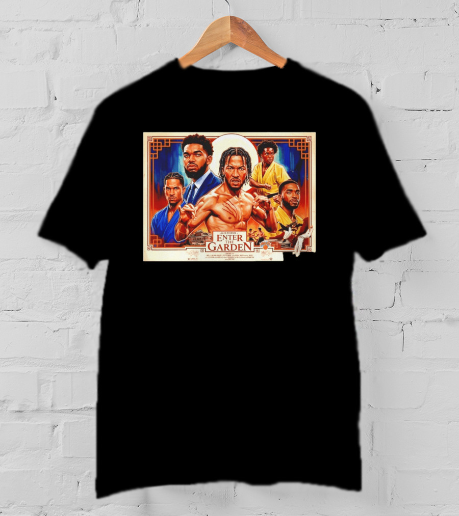 Jalen Brunson Enter The Garden New York Knicks Basketball Enter The Dragon T-Shirt