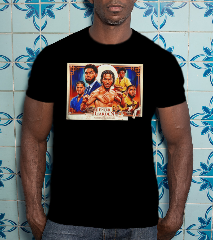 Jalen Brunson Enter The Garden New York Knicks Basketball Enter The Dragon T-Shirt