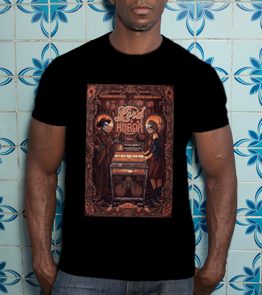 Lord Huron June 11th 2026 Skeletons Jukebox Fiddler's Green Amphitheatre T-Shirt