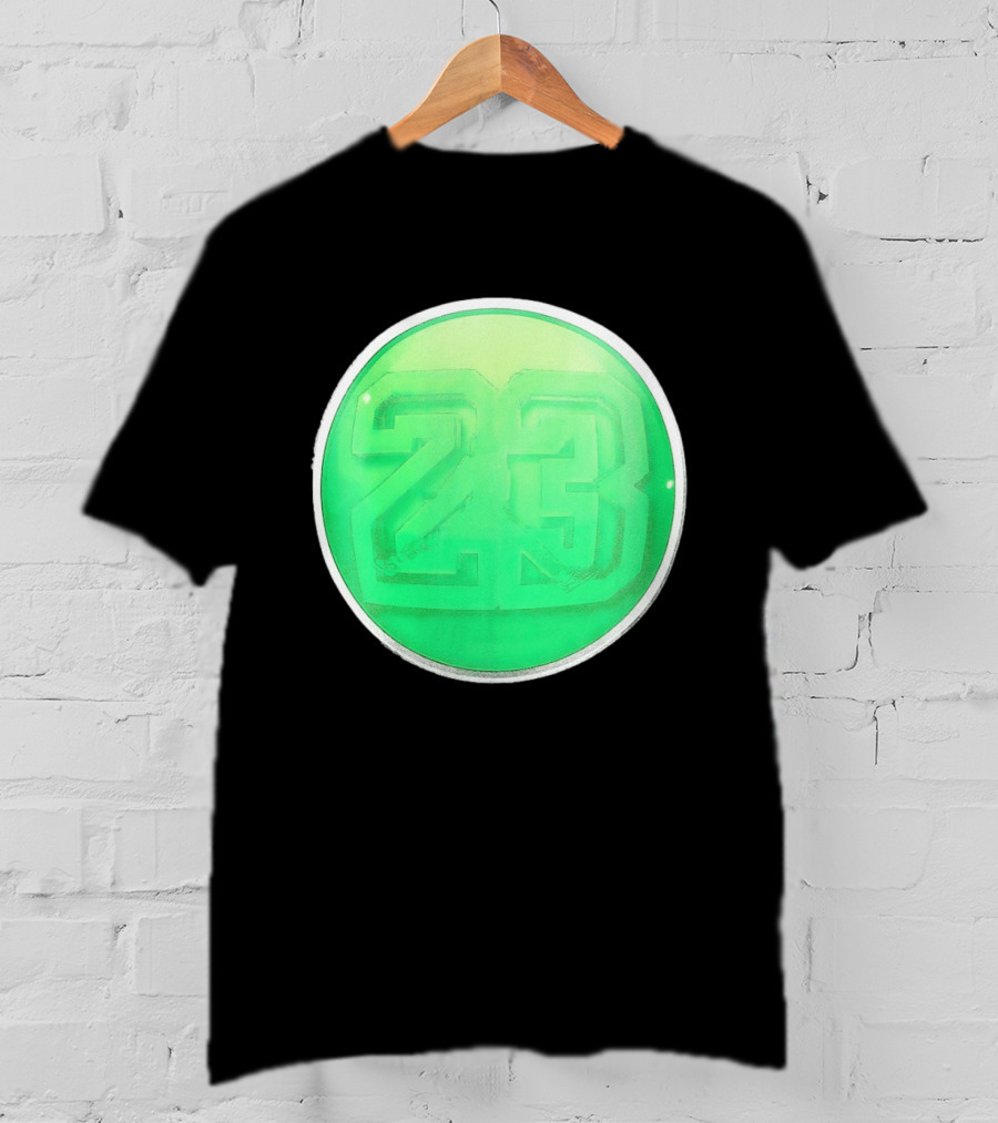 Michael Jordan 23 Green Basketball T-Shirt