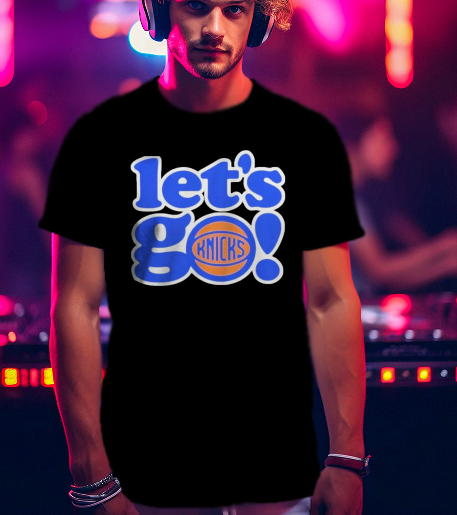 New York Knicks Let's Go NBA 2026 Celebration T-Shirt