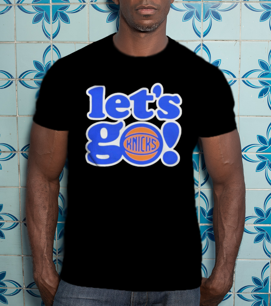 New York Knicks Let's Go NBA 2026 Celebration T-Shirt