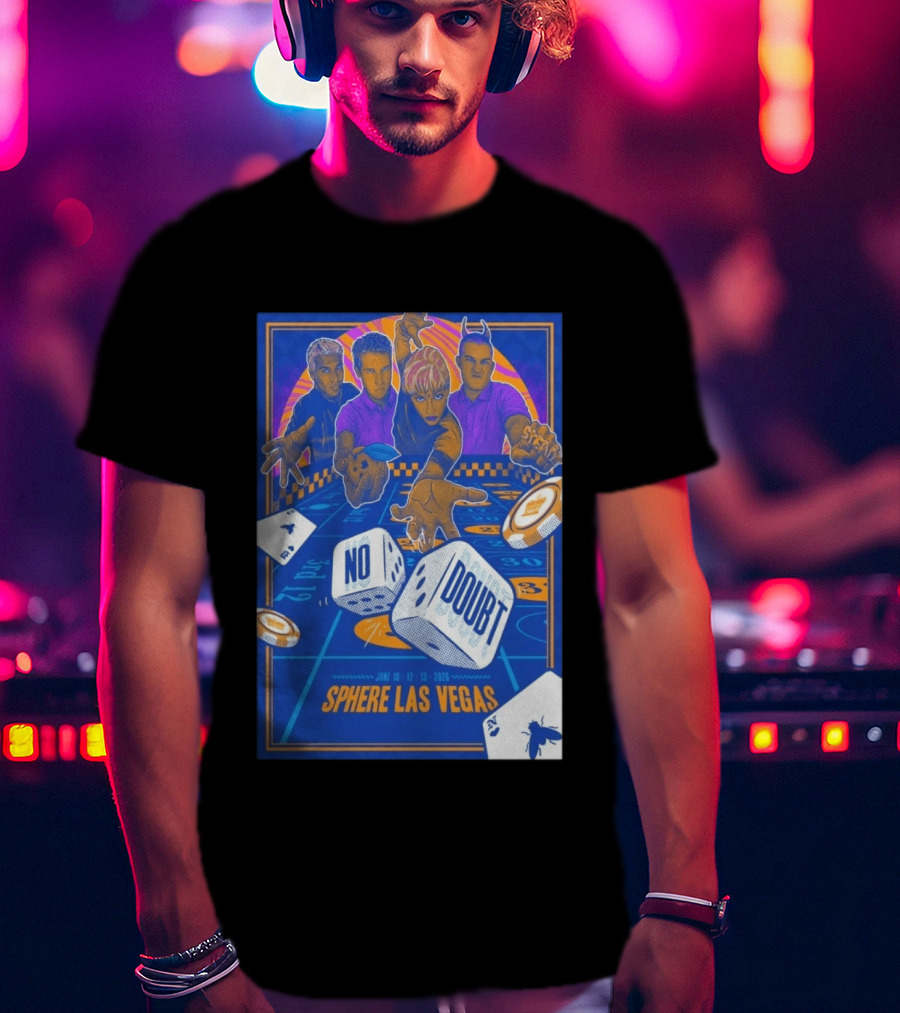 No Doubt June 10 12 13 2026 Sphere Las Vegas Casino T-Shirt