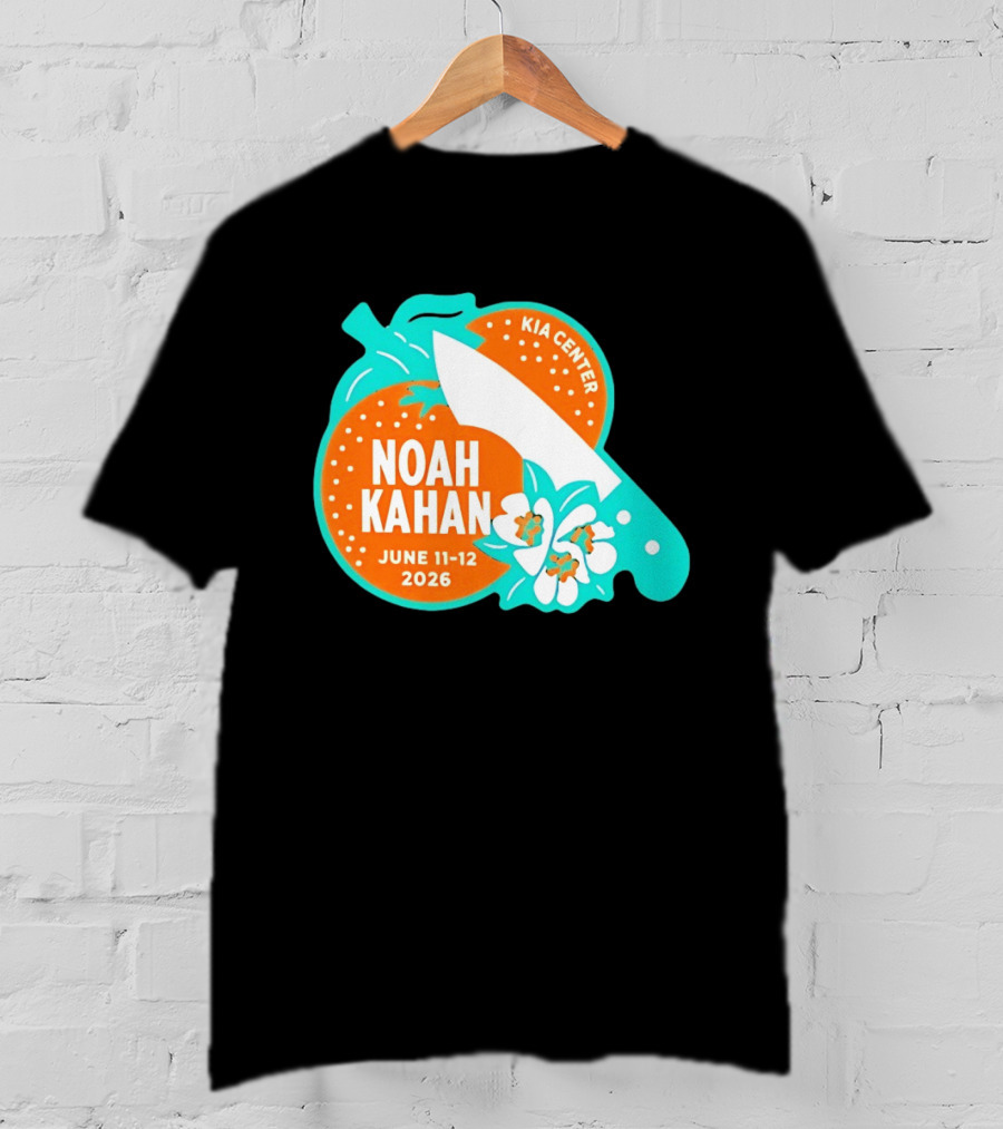 Noah Kahan June 11 12 2026 Kia Center Event Orlando FL T-Shirt
