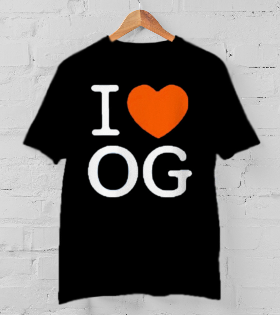 I Love OG Anunoby Orange Heart Knicks T-Shirt
