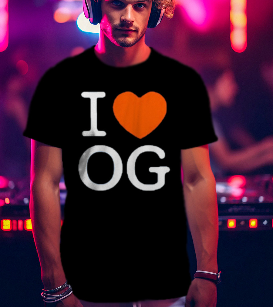 I Love OG Anunoby Orange Heart Knicks T-Shirt