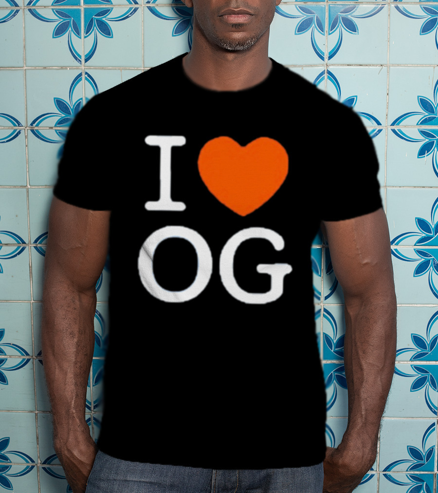 I Love OG Anunoby Orange Heart Knicks T-Shirt
