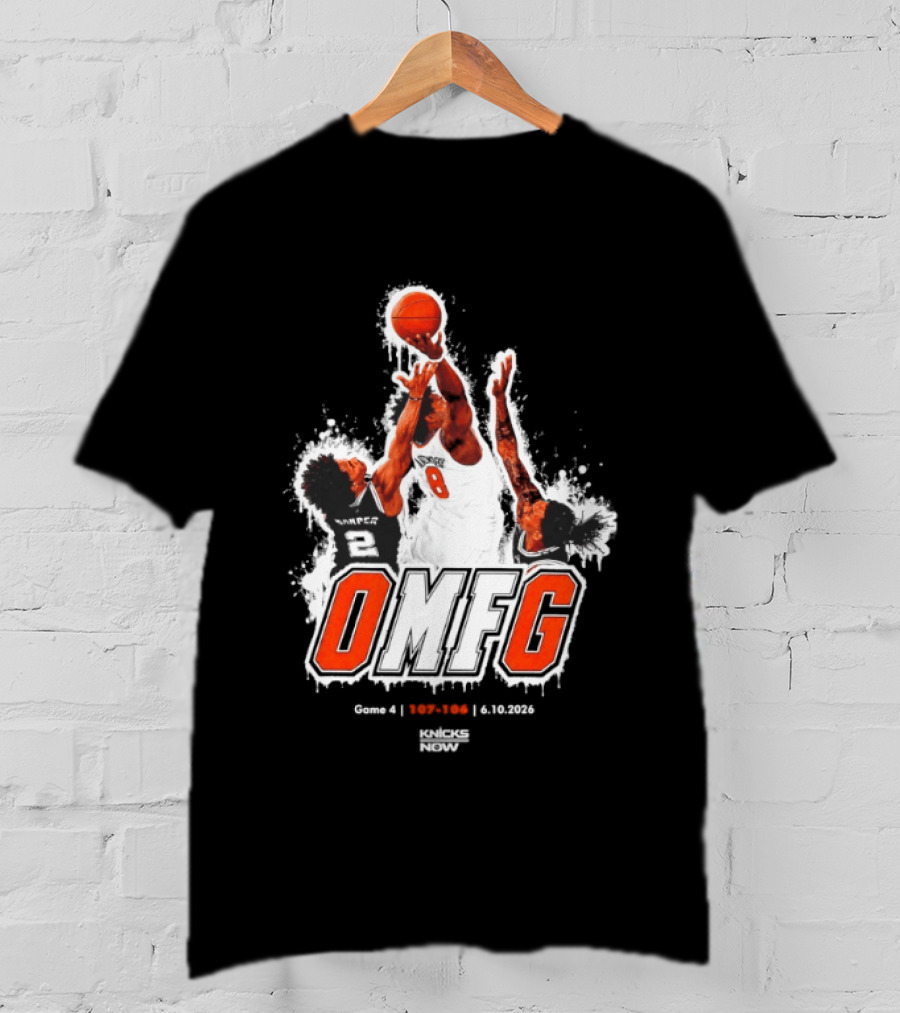 OMFG OG Anunoby New York Knicks Basketball Game 4 107 106 Knicks Now T-Shirt