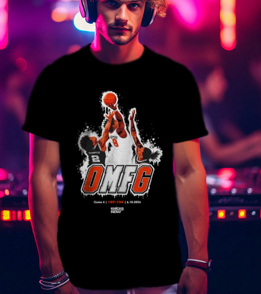 OMFG OG Anunoby New York Knicks Basketball Game 4 107 106 Knicks Now T-Shirt