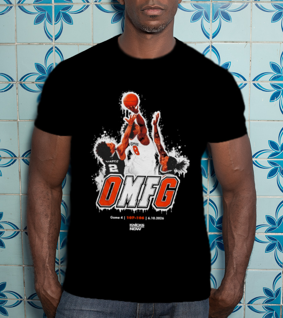 OMFG OG Anunoby New York Knicks Basketball Game 4 107 106 Knicks Now T-Shirt