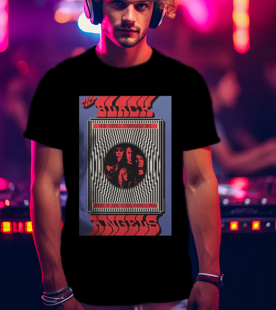 The Black Angels UNID Sydney Carriageworks 11 June 2026 NSW T-Shirt