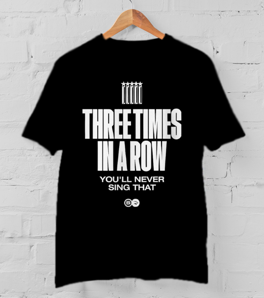 Three Times In A Row You'll Never Sing That GQ T-Shirt