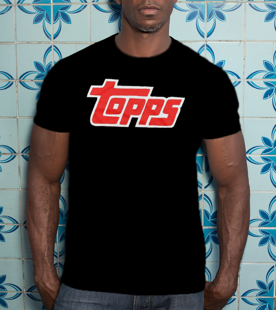 Topps Baseball Card Company Retro Red T-Shirt