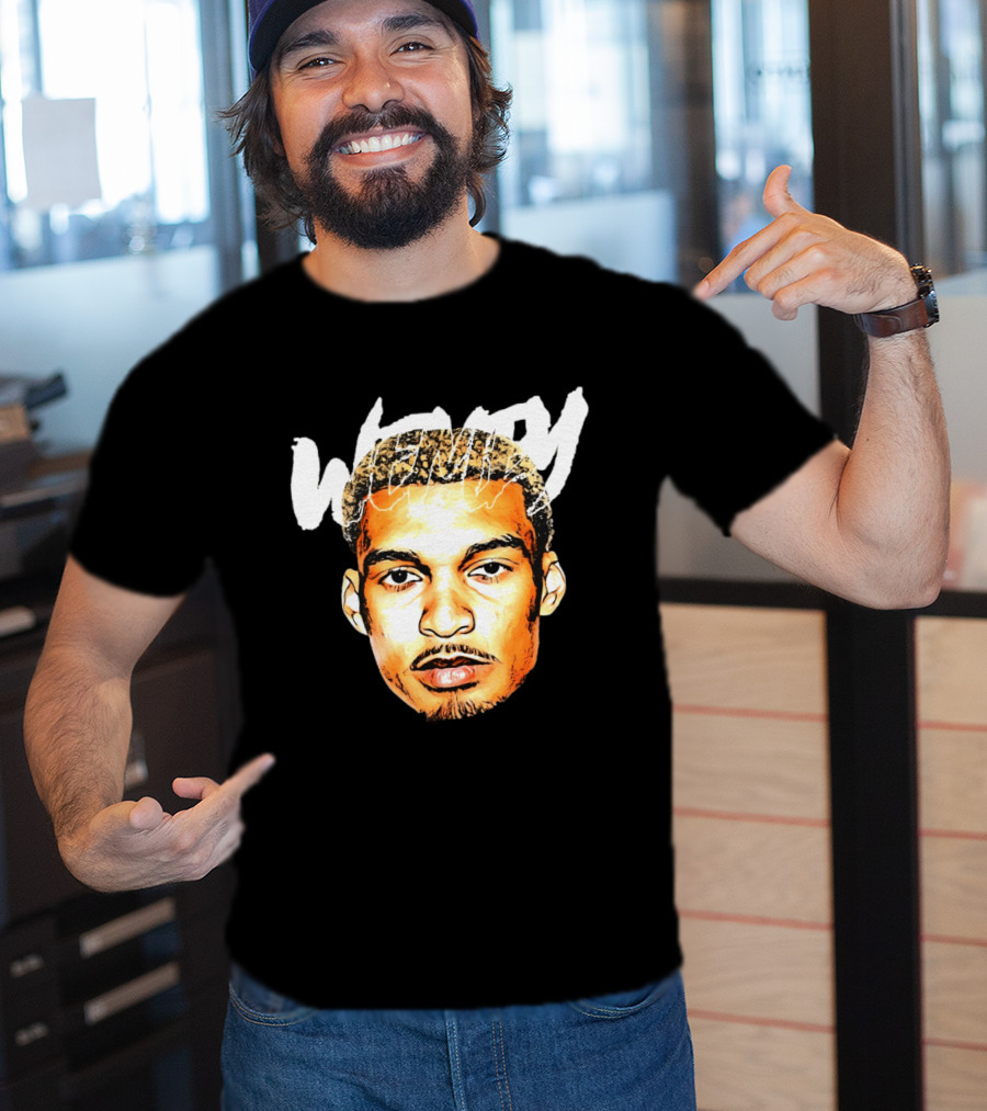 Victor Wenby Bold Basketball Star Big Head T-Shirt