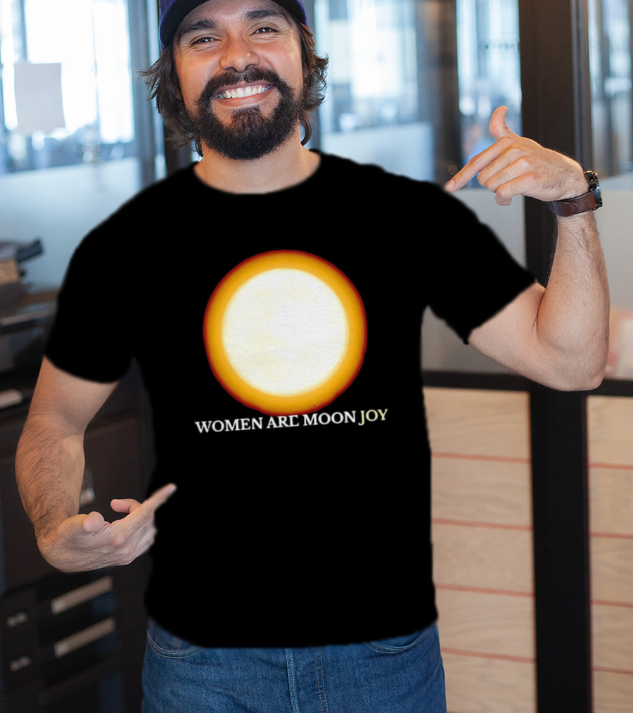 Women Are Moon Joy Full Moon Glow T-Shirt
