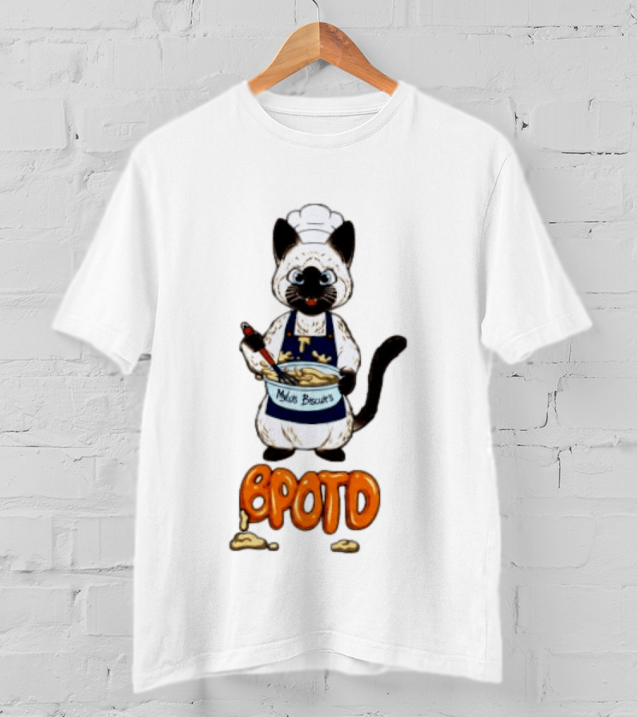 BPOTD Milo's Biscuits Cat Chef Baking T-Shirt