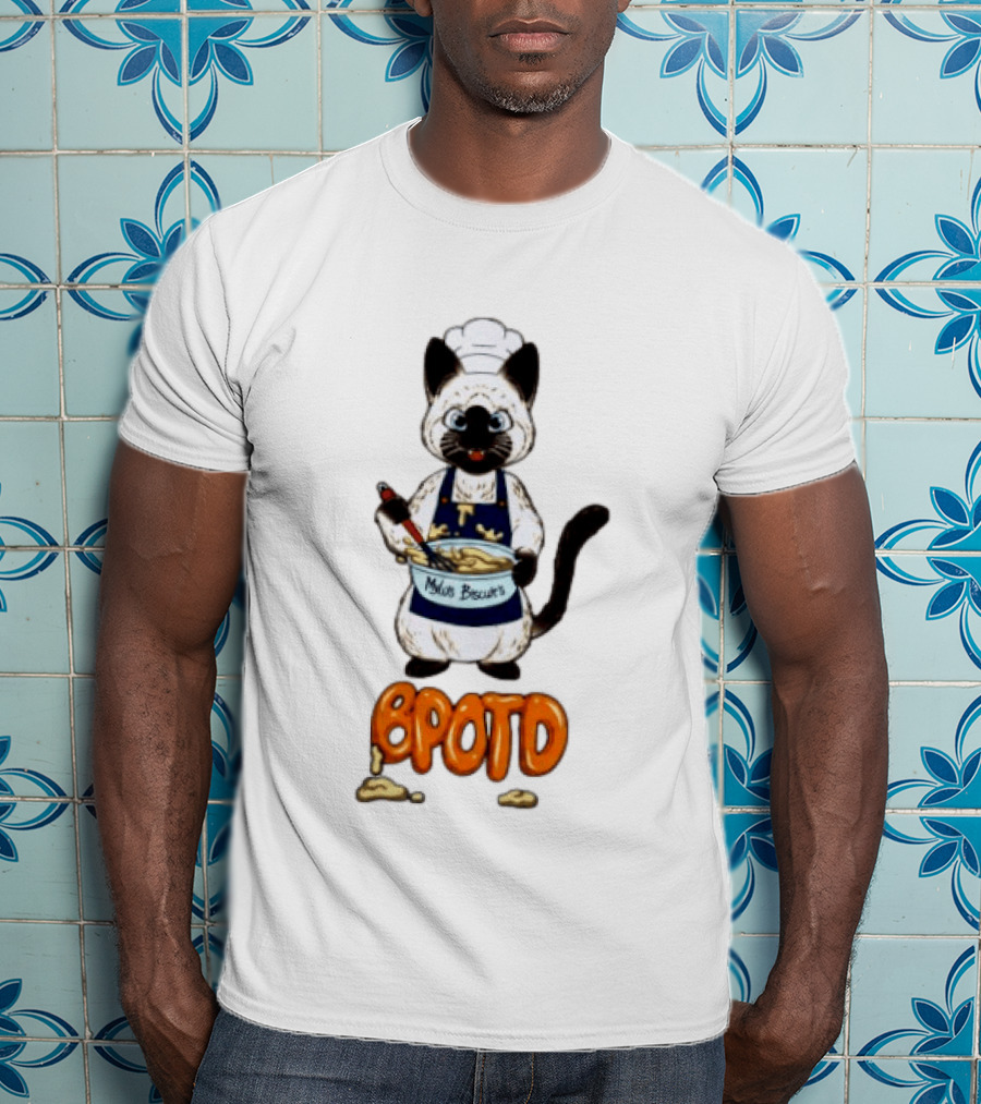 BPOTD Milo's Biscuits Cat Chef Baking T-Shirt