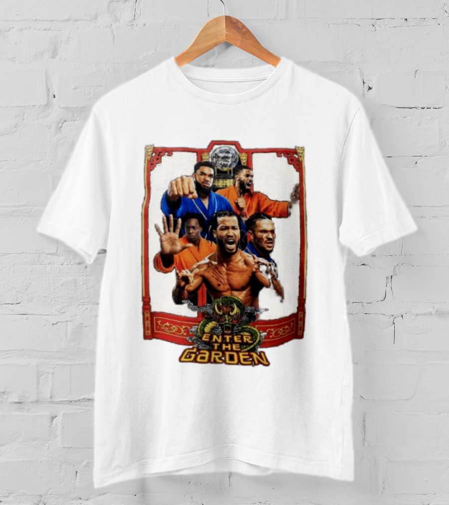 Enter The Garden Knicks Jalen Brunson Josh Hart OG Anunoby Basketball T-Shirt