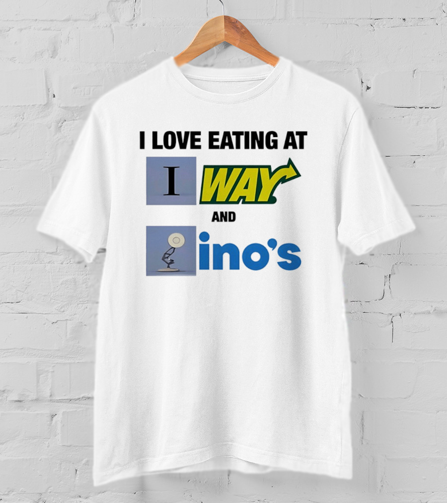 I Love Eating At IWAY And Ino's Lamp T-Shirt