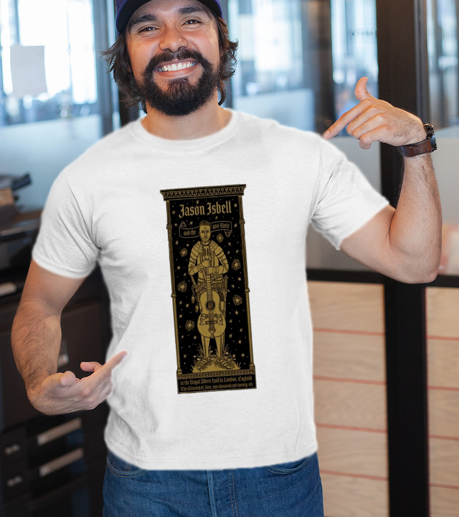 Jason Isbell And The 400 Unit Royal Albert Hall London 11th June 2026 Stars And Guitar T-Shirt
