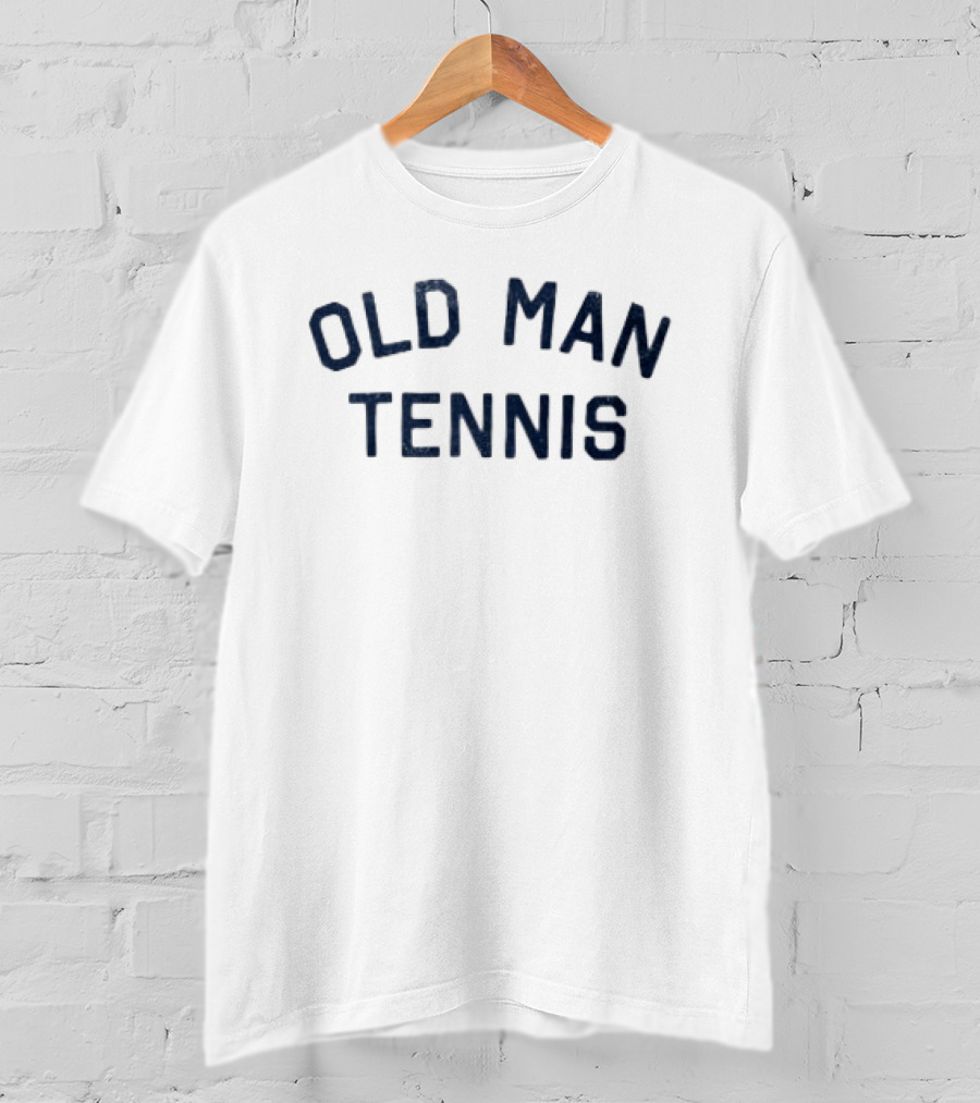 Old Man Tennis Vintage Style Classic Sports T-Shirt