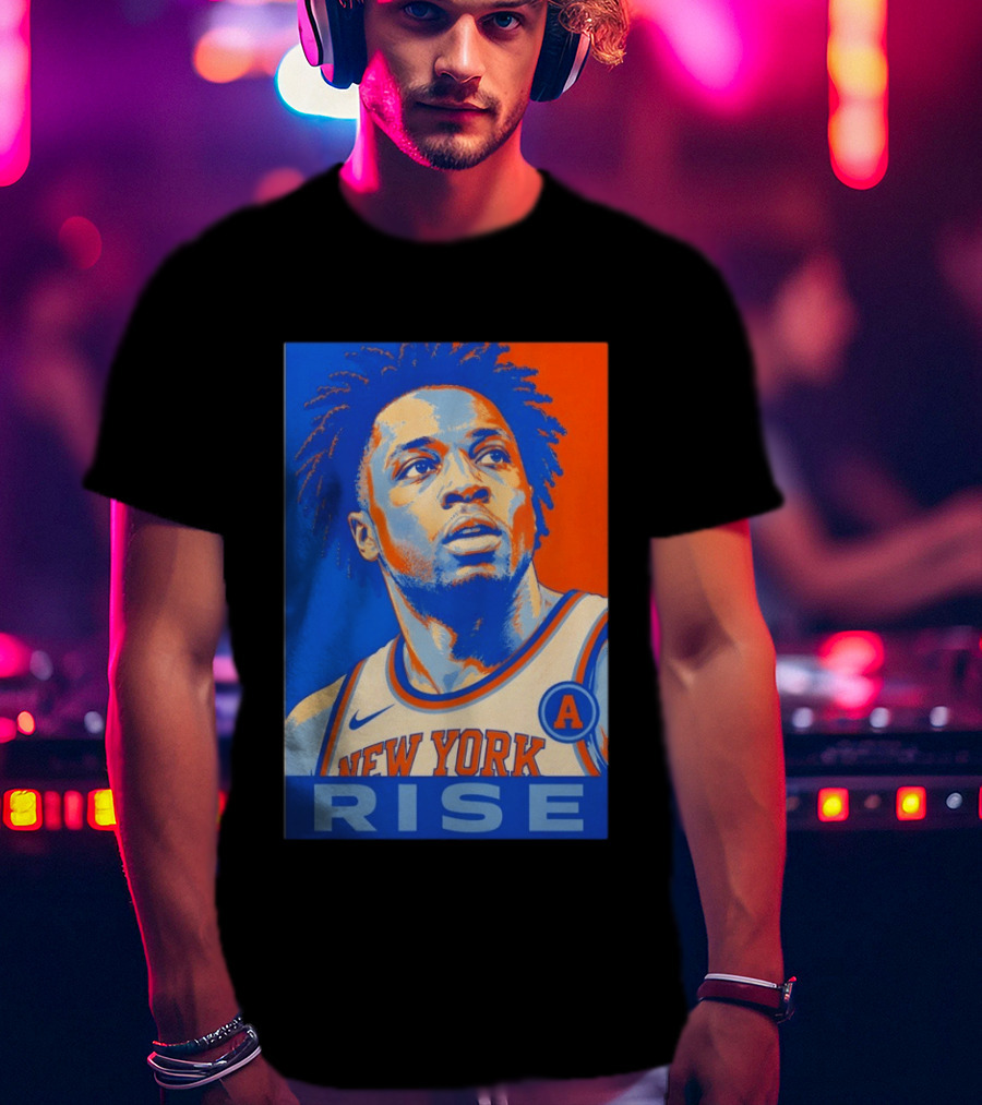 New York Knicks Rise OG Anunoby 2026 NBA Hope T-Shirt