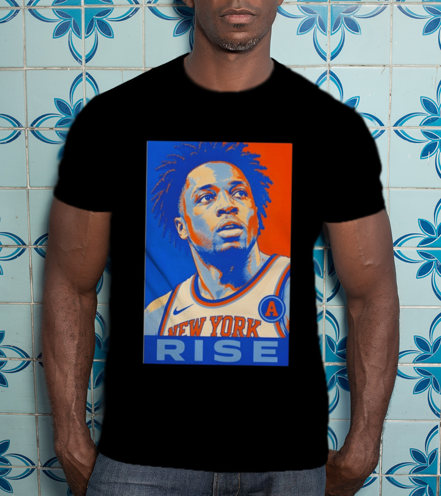 New York Knicks Rise OG Anunoby 2026 NBA Hope T-Shirt