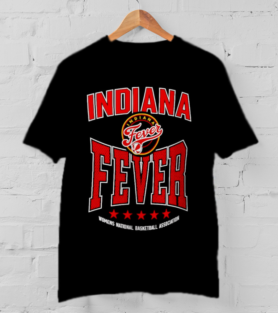 Indiana Fever WNBA Women's National Basketball Association 2026 Starter Center Squeeze T-Shirt