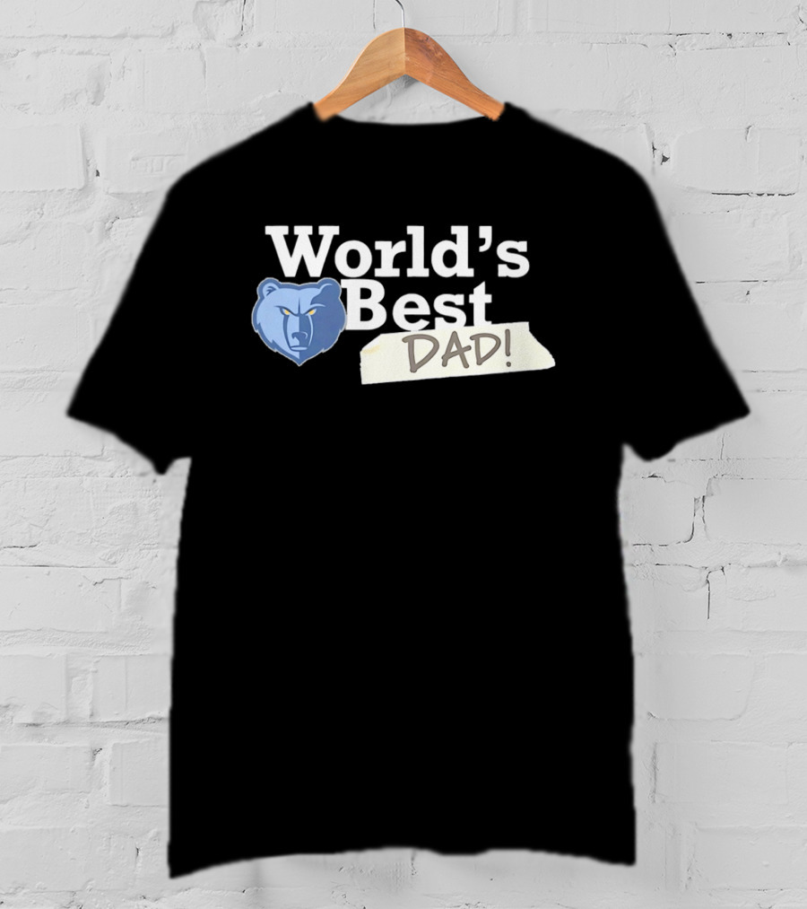 Memphis Grizzlies World's Best Dad 2026 Fathers Day T-Shirt
