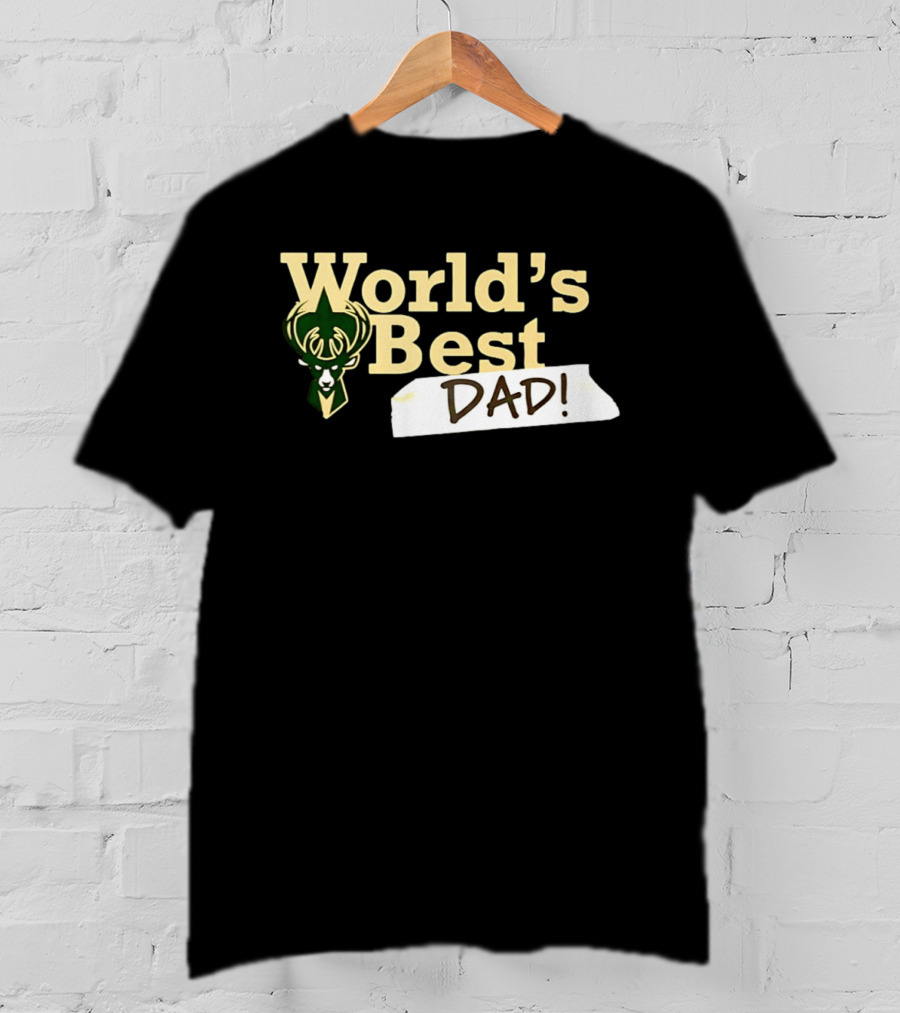 Milwaukee Bucks World's Best Dad 2026 T-Shirt