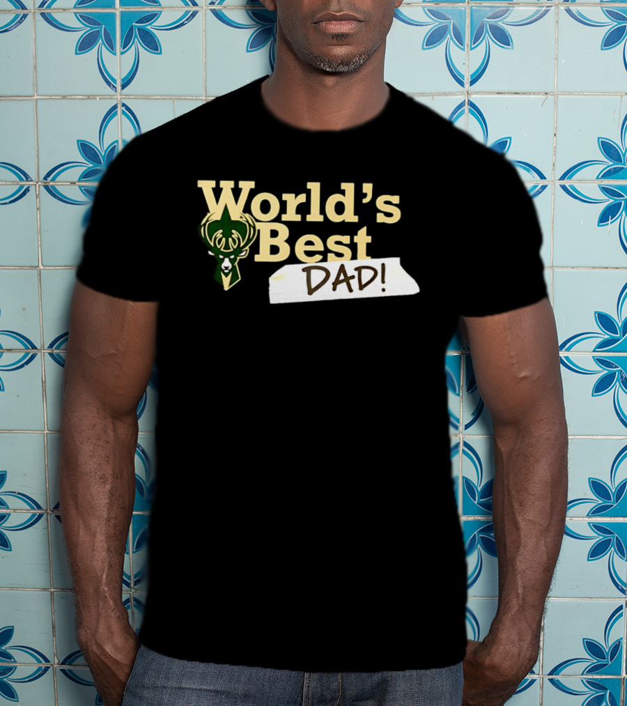 Milwaukee Bucks World's Best Dad 2026 T-Shirt