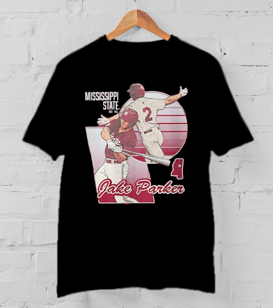 Mississippi State Jake Parker Baseball T-Shirt